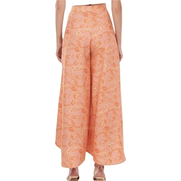 Amur linen wide leg high low pants size 10 - Picture 2 of 7